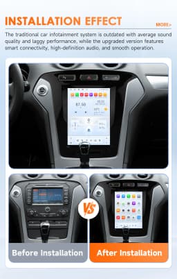 9.7 Car Radio Multimedia for Ford Mondeo MK4 Galaxy 2011-2013 Wireless Carplay Android Auto GPS 6115 Autoradio Car Stereo 360cam