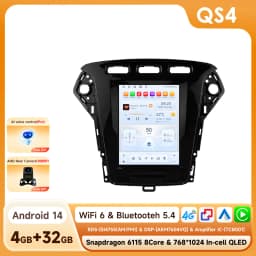 9.7 Car Radio Multimedia for Ford Mondeo MK4 Galaxy 2011-2013 Wireless Carplay Android Auto GPS 6115 Autoradio Car Stereo 360cam