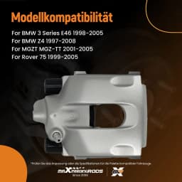 Rear Left Brake Caliper For BMW 3 Series Z4 MG-ZT Rover 75 E46 343006 422021