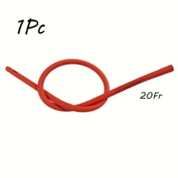 8Fr/14Fr/20Fr Red Latex Medical Tubing - Durable, Flexible and Twist-Resistant Laboratory and Clinical Delivery Tubing