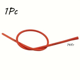 8Fr/14Fr/20Fr Red Latex Medical Tubing - Durable, Flexible and Twist-Resistant Laboratory and Clinical Delivery Tubing