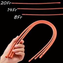 8Fr/14Fr/20Fr Red Latex Medical Tubing - Durable, Flexible and Twist-Resistant Laboratory and Clinical Delivery Tubing