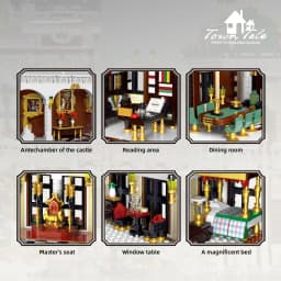 11930PCS Luxury Palace Building Blocks City Street View MOC Building Model Bricks High Difficulty Assembly Toys For Adult Gifts