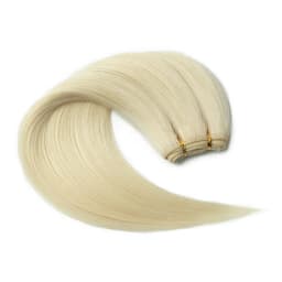 Double Sew-In Weft Bundles-Real Human Hair Extensions , Natural Look & Feel, Seamless Blending, Compatible with All Hair Types