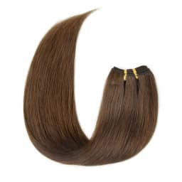 Double Sew-In Weft Bundles-Real Human Hair Extensions , Natural Look & Feel, Seamless Blending, Compatible with All Hair Types