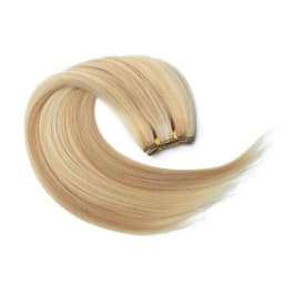 Double Sew-In Weft Bundles-Real Human Hair Extensions , Natural Look & Feel, Seamless Blending, Compatible with All Hair Types