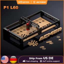 ACMER P1 L60 Laser Engraver Extended Kit Aluminum Frame Engraving Area Expansion Double For P1 Series Laser Engraving Machine