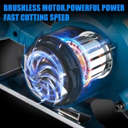 1000W 5-inch Brushless Electric Circular Saw 0-45° Adjustable Cutting Angle Suitable for Woodworking Tool Handheld Wood Saw