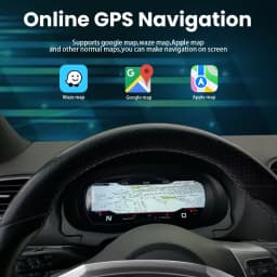 12.3”LCD Digital Dashboard Cluster For Volkswagen VW Golf 7 MK7 Caddy T6 Wireless CarPlay Android Auto Instrument Panel Cockpit
