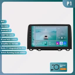 Hizpo 8Core Android Carplay Car Radio For Honda CR-V CRV 2017-2021 Multimedia Video Player 2 Din Navigation GPS Head Unit 10.1"