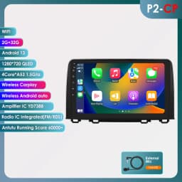 Hizpo 8Core Android Carplay Car Radio For Honda CR-V CRV 2017-2021 Multimedia Video Player 2 Din Navigation GPS Head Unit 10.1"