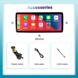 BONROAD 10.25 12.3 1920*720 2400*900 Wireless CarPlay Car Multimedia Linux Touch Screen For Mercedes Benz W205 GLC A C V Class W447 Android Auto Mirroring Airplay Autolink GPS Stereo Navigation