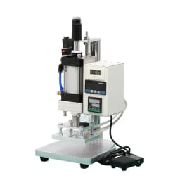 PVC Card Book Leather HS Paper Wood Custom Logo Embossing Pneumatic Hot Foil Stamping Machine Heat Press Machine Gilded Paper