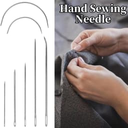 14 Pcs Heavy Duty Hand Sewing Leather Kit Needles for Hand Sewing Upholstery Needles,Curved Sewing Needles,Carpet Canvas Repair