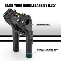 For Harley Street Glide Special FLHXS 2014-2023 Handlebar Riser 8"/7"/6"/5" For Harley Road King Electra Glide Fat boy FLSTF