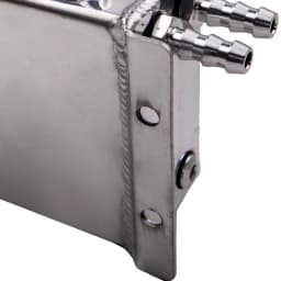 Universal Aluminum Coolant Radiator Overflow Recovery Oil Catch Can Tank Bottle