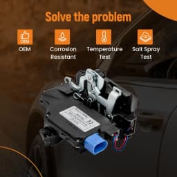 REAR LEFT PASSENGER SIDE DOOR LOCK Actuator For VW GOLF MK5 V 03-09 7 PINS