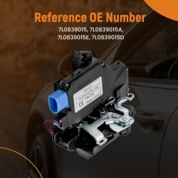 REAR LEFT PASSENGER SIDE DOOR LOCK Actuator For VW GOLF MK5 V 03-09 7 PINS