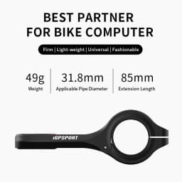 iGPSPORT Bicycle Computer Holder Extender M80 Out-front Bike Mount Support for iGPSPORT Bike Computer