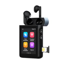 Wooask A9 AI Translator Earbuds 4G+WiFi Standalone Instant Translation Device 144 Languages with ChatGPT And Phone Call Feature