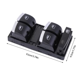 Left Front Window Lifter Switch Unit Compatible for A3 8P Q7 4LB 4F0959851H 5PR Automobiles, Parts & Accessories