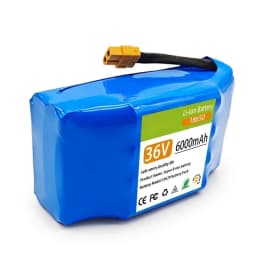 36V 6/4.4Ah Rechargeable Lithium Ion Battery Pack 10S2P for Electric Self Balancing Scooter Hoverboard Unicycle