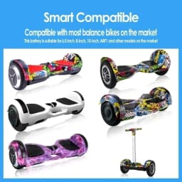 36V 6/4.4Ah Rechargeable Lithium Ion Battery Pack 10S2P for Electric Self Balancing Scooter Hoverboard Unicycle