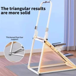 Foldable Stair Cardio Stepper Full-Body Workout Home Gym Exercise Vertical Climber Machine With Handlebars & Foot Pads