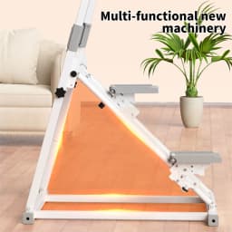 Foldable Stair Cardio Stepper Full-Body Workout Home Gym Exercise Vertical Climber Machine With Handlebars & Foot Pads