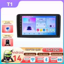 Hizpo 9" 2Din Car Radio Autoradio For Mercedes ML W164 X164 ML350 ML300 GL500 ML320 ML280 GL350 Carplay GPS 4G 360Camera 6115