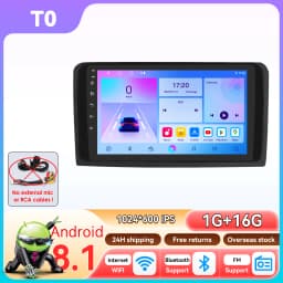 Hizpo 9" 2Din Car Radio Autoradio For Mercedes ML W164 X164 ML350 ML300 GL500 ML320 ML280 GL350 Carplay GPS 4G 360Camera 6115