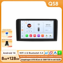 Hizpo 9" 2Din Car Radio Autoradio For Mercedes ML W164 X164 ML350 ML300 GL500 ML320 ML280 GL350 Carplay GPS 4G 360Camera 6115