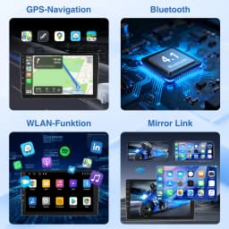 Mopect for Vw Touran 1t1 1t2 1t3 2003-2010 10.1" Hd Touchscreen Android 15 Car Radio Gps Navigation Wifi Bt Mirror Link Fm