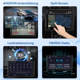 Mopect for Vw Touran 1t1 1t2 1t3 2003-2010 10.1" Hd Touchscreen Android 15 Car Radio Gps Navigation Wifi Bt Mirror Link Fm