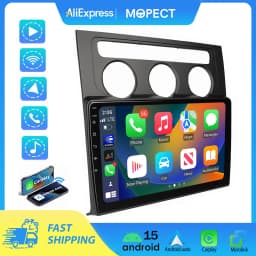 Mopect for Vw Touran 1t1 1t2 1t3 2003-2010 10.1" Hd Touchscreen Android 15 Car Radio Gps Navigation Wifi Bt Mirror Link Fm