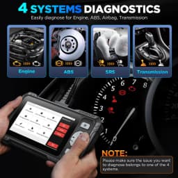 2026 New KINGBOLEN S608 Lifetime Free Update Car Diagnostic Tools 4 System ECM TCM ABS SRS CAN FD Active Test 9 Resets Auto OBD