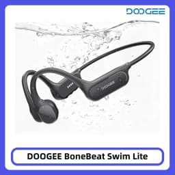 DOOGEE BoneBeat Swim Lite Bone Conduction Sports Headphones Wireless Bluetooth 5.4 Headset IP68 Waterproof for Running, Cycling