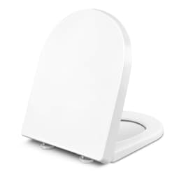 WOLTU U-Shape Toilet Lid Seat Quiet Lid with Soft-Close Mechanism Plastic Thickened Durable Universal Bathroom Accessories