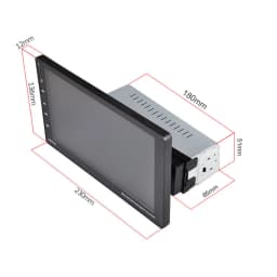 Podofo 9'' 1DIN Carplay Car Radio Android Auto D-Play Mirror Link BT FM Radio Receiver Support TF/USB Steering Wheel Control