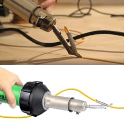 220V 1600W Hot Air Plastic Welding Gun with Nozzle Heating Element and Flat Tip Accessories for PVC PP PE Welding