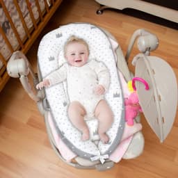 80cm x 50cm for Travel Portable Baby Lounger for Newborns Detachable Cotton Soft Adjustable Baby Floor Seat Type 4