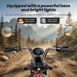 Y18 2000W Electric Moto Scooter 48V 20Ah Battery 55km/h Max Speed 80-90km Range With Storage Space 15 inch Vacuum-Inflated Tires