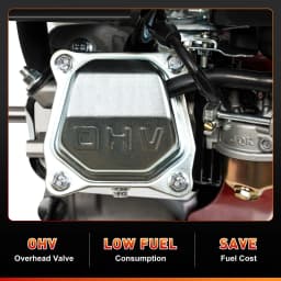 6.5HP 200cc Gasoline Engine OHV 4-Stroke GX160 Air Cooled Petrol Motor with Oil Alert Low Fuel Consumption for Water Pump