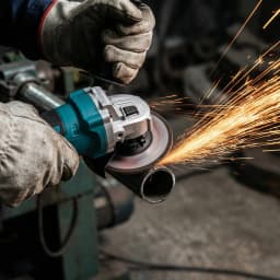 12000rpm Cordless Lithium-Ion Angle Grinder, 3-Speed Adjustment, 125mm Chuck, Cutting and Grinding Tool for Makita 21V Batteries