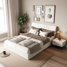 Anajqaqia Upholstered Storage Bed with USB Charging Port, Size: 140x190cm/140x200cm/160x200cm, Modern and Simple Style