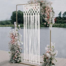 Beige Curtain Made of Polyester Cotton Woven Technique, Stable Durable Eco-Friendly, Creates a Cozy Living Atmosphere