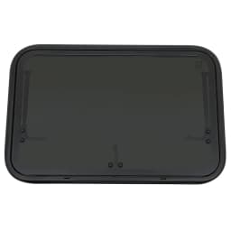 RV Push Out Window 70x45cm Tempered Glass with Built-in Sunshade Screen for Camper Van Trailer Motorhome Replacement