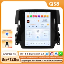 Android 6115 Car Radio for Honda Civic 2015-2020 Multimedia Player Stereo Autoradio DSP 9.7inch Vertical GPS Intelligent Screen