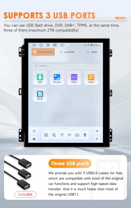 Android 6115 Car Radio for Honda Civic 2015-2020 Multimedia Player Stereo Autoradio DSP 9.7inch Vertical GPS Intelligent Screen