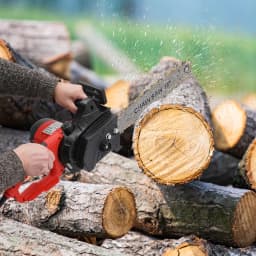 2000W Electric Chainsaw 16" Handheld Garden Electric Chain Saw 2132ft/min Chain Speed for Wood Cutting